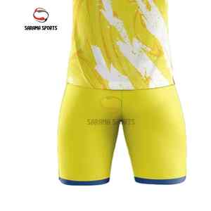 Soccer Uniforms Fully Sublimated Breathable Mesh Football Customize Solid <b>Colour</b> Soccer Jersey Uniform <b>Set</b> - Product Image 6