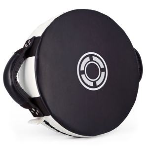 Bouclier de frappe MMA Karaté Muay Thai en cuir PU, personnalisable en couleur et logo, taille personnalisable, bouclier de coup de pied circulaire - Product Image 2