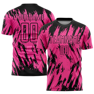 เสื้อฟุตบอลแบบกำหนดเองสำหรับทีม  เสื้อฟุตบอลโพลีเอสเตอร์ 100% แขนสั้น ป้องกันรังสียูวี แห้งเร็ว ระบายอากาศดี รับผลิตแบบ OEM ODM ขายส่ง - Product Image 5
