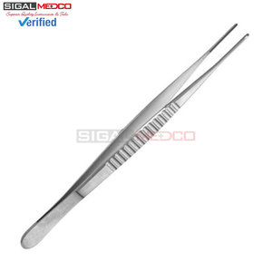 Pince chirurgicale à pouce droite DeBakey en acier inoxydable de qualité supérieure, 15 cm, pour tissus et vaisseaux, médicale, atraumatique - Product Image 3