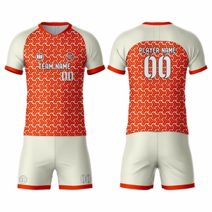 Conjunto de Uniforme de Fútbol Personalizado con Camiseta, Pantalones Cortos y Calcetines, Ropa Deportiva Transpirable de Secado Rápido, Fabricante de Ropa Deportiva para Equipos - Product Image 1
