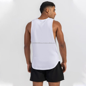 Vêtements de sport de haute qualité, débardeur de course personnalisé pour homme, vêtements de sport, coton, débardeurs pour homme grande taille avec logo personnalisé - Product Image 2