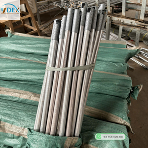 Competitive Price Silver PVC Coated <b>Plastic</b> Broom Head with Eucalyptus Wooden Handle for Home Use - Product Image 5