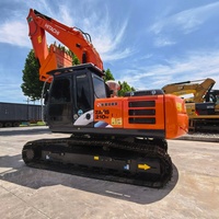 Excavatrice sur chenilles d'occasion Hitachi ZX210/ZX60/ZX70/ZX120/ZX200, moteur Isuzu 4HK1X, 166 CV, 21 tonnes, pour travaux miniers et de terrassement