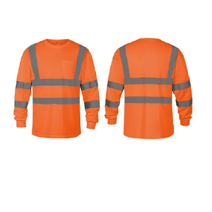 Camisetas de Trabajo Fluorescentes Amarillas de Alta Calidad NESTA SPORTS, Precio de Fábrica, Ropa Reflectante Transpirable de Manga Larga para Trabajadores - Product Image 2