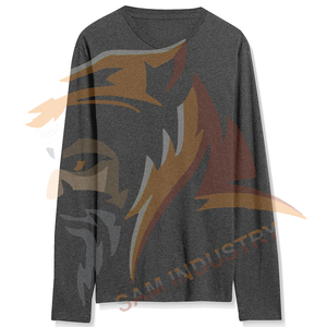 เสื้อยืดคอกลมแขนยาวแบบแห้งเร็ว พิมพ์ลายแบบซับลิเมชั่นตามสั่ง OEM ODM ระบายอากาศได้ดี เป็นมิตรกับสิ่งแวดล้อม - Product Image 2