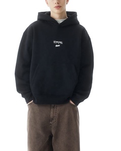 2024 personnalisé OEM hommes grande taille surdimensionné hiver sweat à capuche imprimé goutte épaule doublé Baggy éponge coupe longue confortable tricoté - Product Image 1