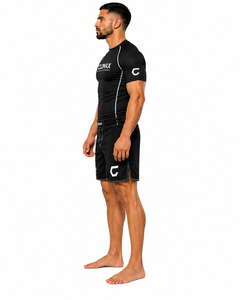 ชุดแรชการ์ดและกางเกง MMA แบบกำหนดเอง ชุด BJJ No Gi ชุดต่อสู้แบบรัดรูป แห้งเร็ว ระบายความร้อนด้วยเทคโนโลยี Heat-Transfer ป้องกันรังสียูวี UPF50+ ผลิตจากโพลีเอสเตอร์/ไนลอนที่เป็นมิตรต่อสิ่งแวดล้อม - Product Image 3