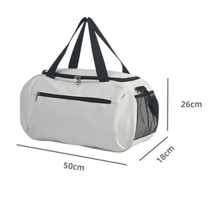 Sac de sport au design simple et avec des poches organisées pour un rangement et un emballage faciles, grand sac de sport avec coutures renforcées - Product Image 6