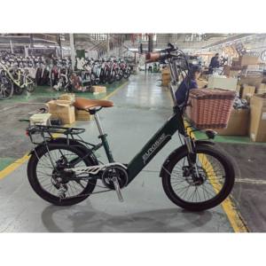 Bicicleta urbana eléctrica urbana de 20 pulgadas al por mayor sencilla y fiable con horquilla de suspensión entrega directa de fábrica - Product Image 4