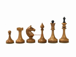 Juego de Ajedrez de Madera Reproducido de la URSS de 1970, Hecho a Mano, de Lujo, con Piezas de Madera Envejecida, Juego de Estrategia Educativo y Duradero, Ideal para Regalo - Product Image 5