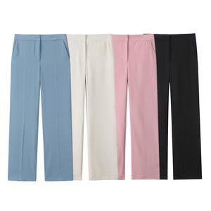 Nouvelle Tendance Hiver : Pantalon Habillé Femme de Haute Qualité, Écologique, Respirant, Couleurs Entièrement Personnalisables, Service OEM, Style Urbain - Product Image 5