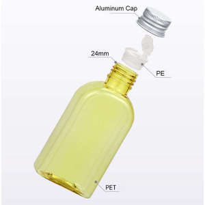 Botellas de Plástico PP de Alta Calidad de 1000 ml, Planas, Recargables, con Tapón de Rosca y Pulverizador, para Glicerina, Desinfectante, Aceite de Oliva y Cosméticos - Product Image 3