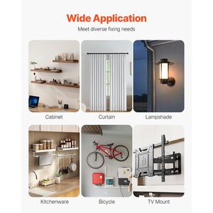 Kit di 100 Pezzi di Tasselli Autoperforanti per Cartongesso, Viti Senza Foratura, Ancoraggi per Cartongesso Senza Nylon - Product Image 5