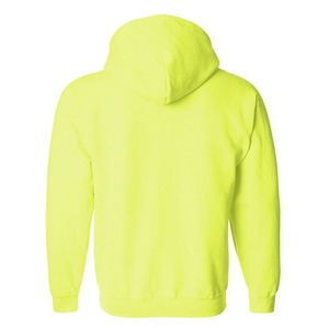 Sudaderas con capucha de algodón 100% de forro polar para hombre, talla grande, color liso, con cremallera completa, bordado 3D, venta al por mayor, personalizadas para invierno - Product Image 3