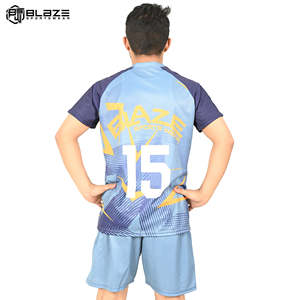 Dégradé de couleur 100% Polyester Sets Soccer Suit Wear Caractéristiques Tissu de qualité supérieure Conçu pour la durabilité, confort Costume maillot de football - Product Image 3