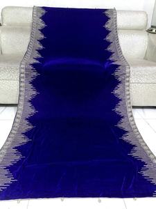 อินเดียปากีสถานล่าสุดกำมะหยี่ผ้าคลุมไหล่หนักกับลำดับการทำงานชุดแต่งงานสุดหรูชุดขายร้อน2023 - Product Image 6