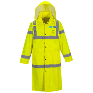 Abrigo Largo Impermeable con Capucha para Hombre, Costuras Resistentes, Material Ligero de Poliéster/Nailon, Ajuste Cómodo para Todos - Product Image 5