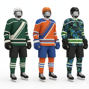 Uniformes de hockey sur glace 2026 en gros |   Ensemble de maillots d'équipe personnalisés par sublimation |   Fournisseur de qualité professionnelle OEM/ODM, 100% polyester - Product Image 6