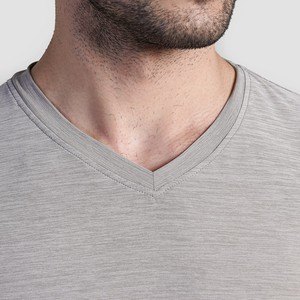 Camisetas de Manga Corta para Hombre al por Mayor con Logotipo Personalizado, Camisetas Ajustadas a la Moda, Transpirables, Ecológicas, Cómodas y Ligeras - Product Image 4