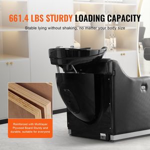 664 libbre capacità di carico barbiere negozio parrucchiere attrezzature elettrico regolabile Shampoo sedia ceramica ciotola Beauty Spa - Product Image 6