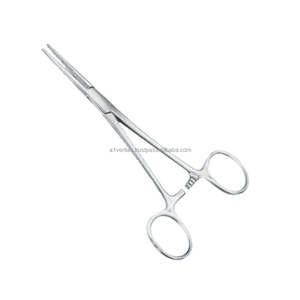 Pinces à artères droites et courbées VERITAS A-1 de qualité supérieure, 16 cm, instruments en acier inoxydable |   porte-aiguille - Product Image 2