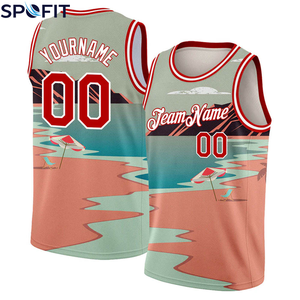Camiseta de Baloncesto Personalizada 2026, de Alta Calidad, Cosida, Servicio OEM al por Mayor, Sublimada, para Adultos - Product Image 2