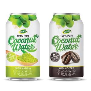 Agua de Coco Matcha Café de Alta Calidad Más Vendida, 320 ml, Electrolitos, Jugo de Frutas y Verduras, Puré de Sandía, OEM ODM - Product Image 1