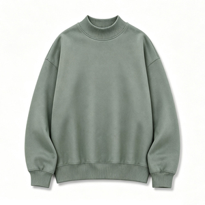 Sudadera de Forro Polar Beige Personalizada para Mujer, con Hombros Caídos, Cuello Redondo, Ajuste Holgado y Cómodo, Venta al por Mayor para Marcas de EE. UU., Reino Unido y Europa - Product Image 3