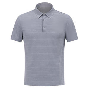 Polo de golf pour homme, de haute qualité, avec logo brodé sur le devant, nouveau, 100% coton, séchage rapide, coupe classique, personnalisable - Product Image 3