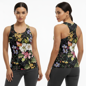 Fitness Whole Sale Training Customized Tank <b>Top</b> Summer Sleeveless Racerback Casual Tee Lightweight Custom Brand Name Shirt - Product Image 3