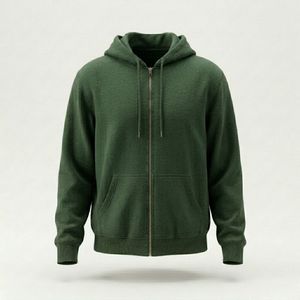 Sweat-shirt à capuche uni pour homme, veste en polaire de qualité supérieure, vêtements décontractés streetwear, vêtements d'hiver - Product Image 1