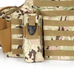 Gilet de chasse d'hiver personnalisé avec logo, en softshell, multi-poches, unisexe, vêtements d'extérieur - Product Image 3