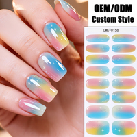 OEM ODM Bandes de vernis à ongles semi-durcies en gel, conception personnalisée, production d'échantillons, livraison sans UV, sans HEMA, qualité professionnelle de salon, direct usine