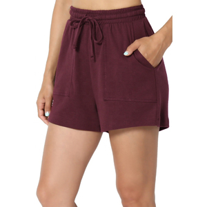 Nouveauté : Short de course taille haute pour femme, double couche, avec poches, idéal pour le fitness et le yoga - Product Image 1