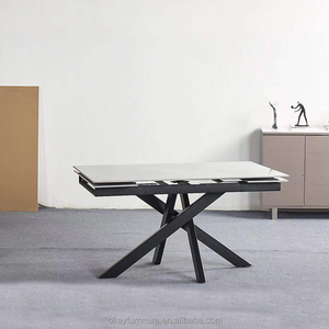 Thanh lịch ngoài trời sang trọng mở rộng 4 ghế 6 ghế ăn sáng bàn cho phòng ăn bàn ăn đặt - Product Image 4