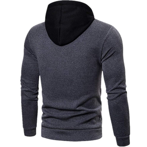 Sweat-shirts et sweats à capuche pour hommes en tricot décontracté à blocs de couleur, en polyester et coton, pour l'automne, orange, bleu marine, noir, style Racing Gear - Product Image 6