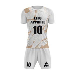 Uniforme de Práctica de Fútbol de Alta Calidad 100% Poliéster para Niños, de Secado Rápido, Transpirable, Moderno y para Equipos - Product Image 1