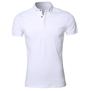 Camisa de Golf de talla grande para hombre de algodón 100%, diseño personalizado, manga corta con estampado sólido para cuello Polo, tejido de alta calidad, antibolitas - Product Image 1