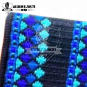 Équipement essentiel pour les courses de chevaux équestres Tapis de selle en feutre de laine mérinos américain Western Show Couverture confortable pour - Product Image 5