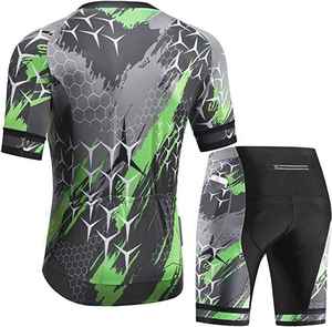 Maillot et short de cyclisme de haute qualité avec impression par sublimation, matériau durable de qualité supérieure, équipement de cyclisme personnalisé avec le nom de l'équipe - Product Image 2