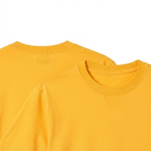 เสื้อยืดผู้ชายสีพื้น ผ้าฝ้ายใส่สบาย ทรงปกติ แฟชั่นลำลอง คอกลม ใส่ได้ทุกวัน สำหรับผู้ชาย - Product Image 4