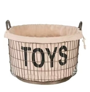 Cesta de Alambre Metálico para Cocina, Almacenamiento y Organización del Hogar, Material Ecológico, Ideal para Niños - Product Image 1