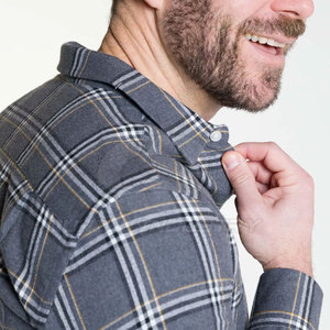 Nueva Llegada: Camisa de Franela Premium de Algodón para Hombre, Manga Larga, a Cuadros, Casual, Ecológica, Transpirable, de Secado Rápido y Suave al Tacto - Product Image 5
