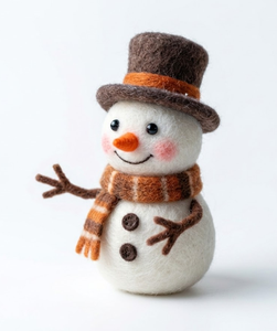 SAMYAK Handmade Cotton Santa Claus Figurine Ornament-Eco-Friendly Indoor Living Room <b>Christmas</b> Decoration CD01 Animal Toy <b>Figure</b> - Product Image 2