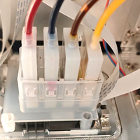 Imprimante à sublimation par transfert thermique industrielle Hanrun Paper 1,8 m 4 têtes I3200 avec système d'alimentation arrière et de ramassage avant