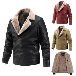 MAX WORLD ENTERPRISES <b>Men's</b> High Street Fashion <b>Leather</b> <b>Jacket</b> Custom Embroidery Printing Genuine Faux <b>Leather</b> Eco-Friendly - Product Image 1