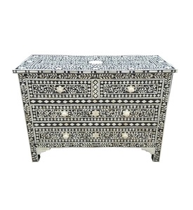 Natural craft Bone Handmade Bone Inlay Living Room Cabinet Modern Design Style for Hotel School Home Use Direct From Manufacture - Product Image 2