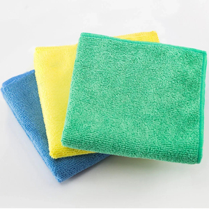 Chiffons de nettoyage en microfibre personnalisés, chiffons absorbants pour voitures, chiffons de nettoyage pour fenêtres, serviettes en microfibre réutilisables 300 g/m², serviettes de cuisine en microfibre - Product Image 1