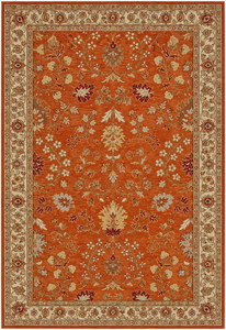 Tapis persan rouge de qualité supérieure 8x10 pieds, design médaillon oriental vintage, tapis décoratif floral pour salon - Product Image 4